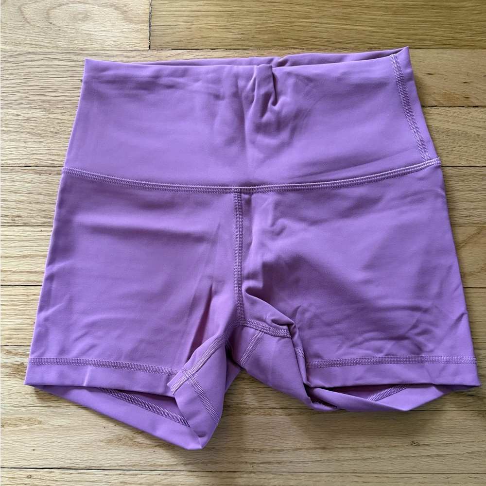Lululemon Wunder Train High-Rise Short 4" Vintage Plum size 8